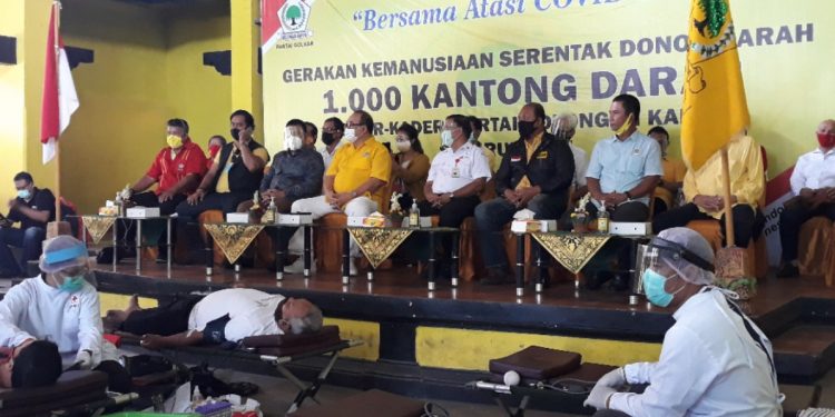 Golkar Melaksanakan Donor Darah Secara Serentak Di Seluruh Bali