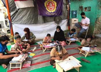 88 Persen Siswanya Tak Punya Internet, Warga Inisiasi “Ruang Kembali Belajar”