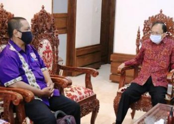 Gubernur Bali membuka dialog (UU) Cipta Kerja, Koster Terima Masukan Serikat Setiap Pekerja