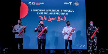 Resmikan Program “We Love Bali”, Bentuk Edukasi Dan Kampanye Penerapan CHSE Bali