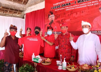 Menuju Karangasem Era Baru, Krama Desa Adat Di Kecamatan Abang Dan Kecamatan Karangasem Dukung Paslon Dana-Dipa