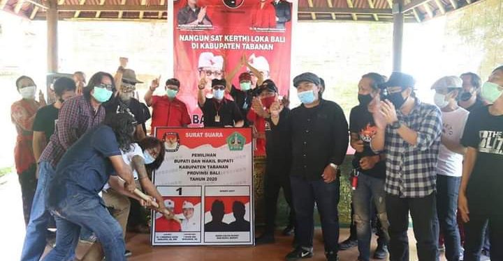Musisi & Seniman Se-Tabanan Siap Menangkan Paslon Jaya-Wira