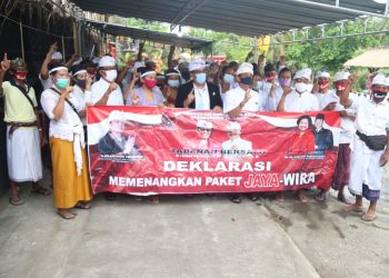 Pratisentana Satria Dalem Sagening Siap Beri Dukung Paslon Pratisentana Satria Dalem Sagening Siap Beri Dukung Paslon Jaya Wira