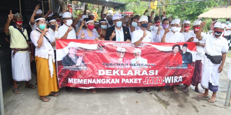Pratisentana Satria Dalem Sagening Siap Beri Dukung Paslon Pratisentana Satria Dalem Sagening Siap Beri Dukung Paslon  Jaya Wira