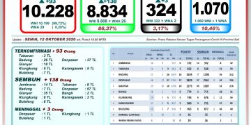 Update Covid-19 Bali, Gubernur Bali Keluarkan Sanksi Pada Pelanggar Protokol Kesehatan 
