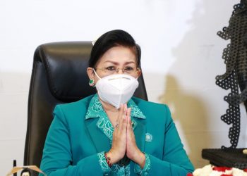 Acara Serah Terima dan Pelantikan Ketua Baru TP PKK Bali 2020-2024