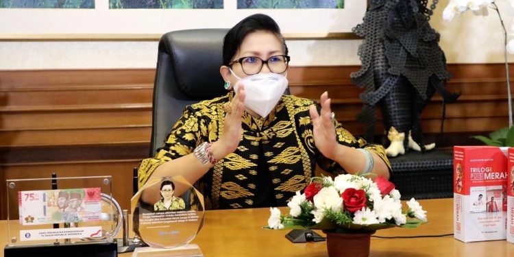 Ketua TP PKK Bali Ajak Anak-Anak Sekolah Tanamkan Jiwa Nasionalisme