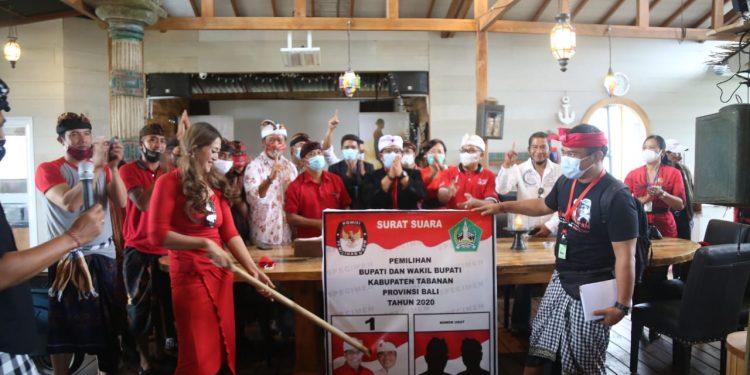 420 Keluarga Desa Kembang Merta Siap Menangkan Paslon Jaya-Wira