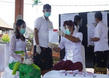 Jelang Pilkada Di Masa Pandemi, Badung Lahkukan Simulasi TPS