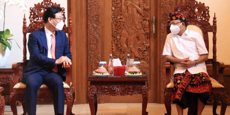 Tos Arak Bali, Gubernur & Dubes Korsel Bahas Isu Infrastruktur, Ekoturisme Hingga Pertukaran Pelajar