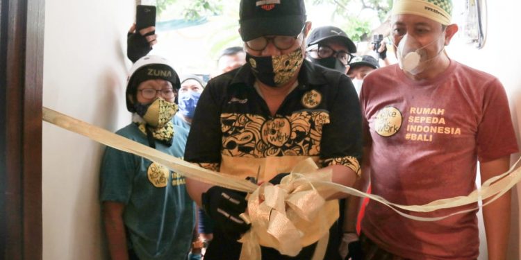 Wagub Cok Ace Resmikan Rumah Sepeda Indonesia di Bali