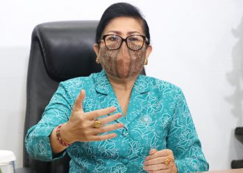 Ny Putri Koster Ikuti Webinar, TP PKK Pusat Ajak PKK Dasa Wisma bentengi pertahanan keluarga