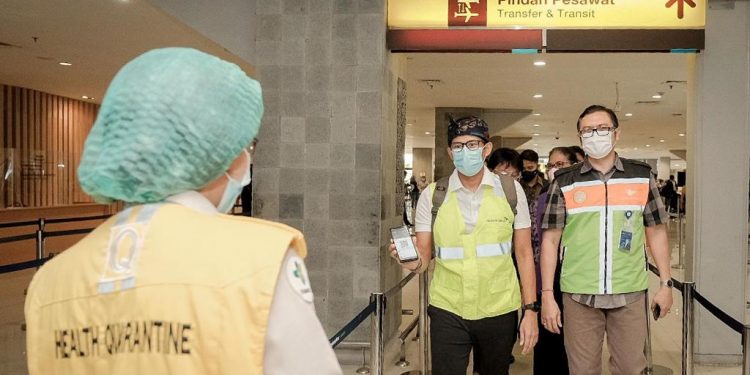 Kunjungan Ke Bali,Menparekraf Pastikan Prokes Ketat Saat Libur Nataru