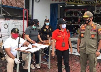 Sidak Masker Di Padang Sambian, 17 Warga Langgar Protokol Kesehatan