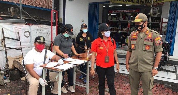 Sidak Masker Di Padang Sambian, 17 Warga Langgar Protokol Kesehatan