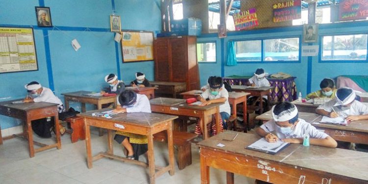 Penilaian Akhir Semester SD Di Bangli Di Gelar Secara Tatap Muka