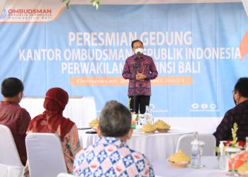 Resmikan Kantor Ombudsman, Gubernur Bali Tegaskan Tak Alergi Kritik