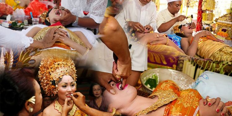 Mepandes, Upacara Potong Gigi Paling Gampang diserang Ilmu Hitam