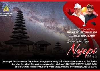 Pemprov Bali Mengucapkan Selamat Hari Raya Nyepi Tahun Baru Caka 1943