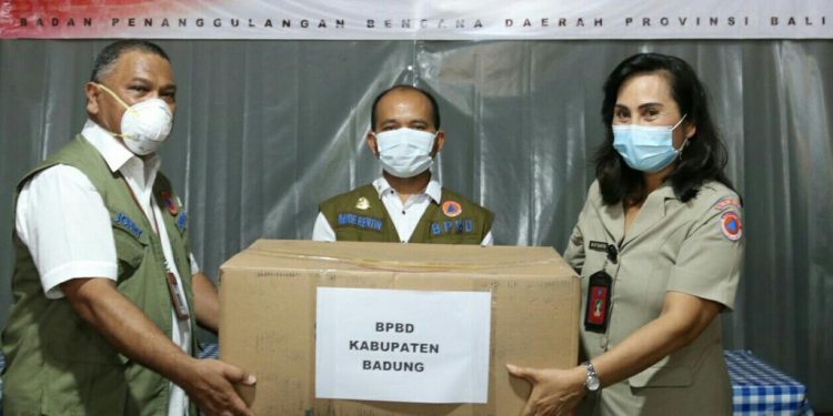 Pemprov Bali Terima Bantuan 50.000 Masker Dari BNBP RI
