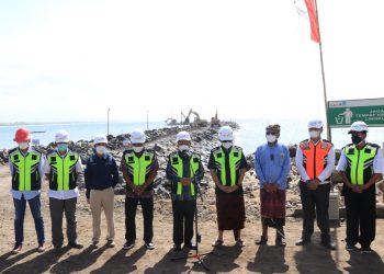 Gubernur Koster Tinjau Pembangunan Pelabuhan Sanur