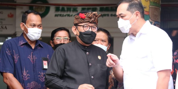 Ditinjau Mendag, Pasar Badung Disiapkan Jadi Percontohan Penerapan SOP PeduliLindungi