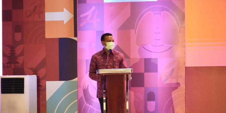 Bali Tuan Rumah TB Summit 2021 ,Sekda Dewa Indra Laporkan Kesembuhan Kasus TBC Capai 90%