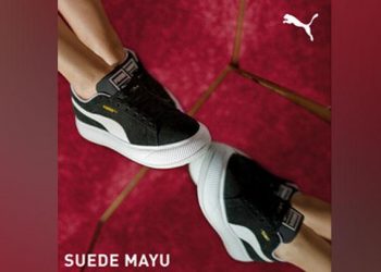 Gaya Edgy Dua Lipa Mix and Match Platform Suede Mayu Koleksi Terbaru PUMA