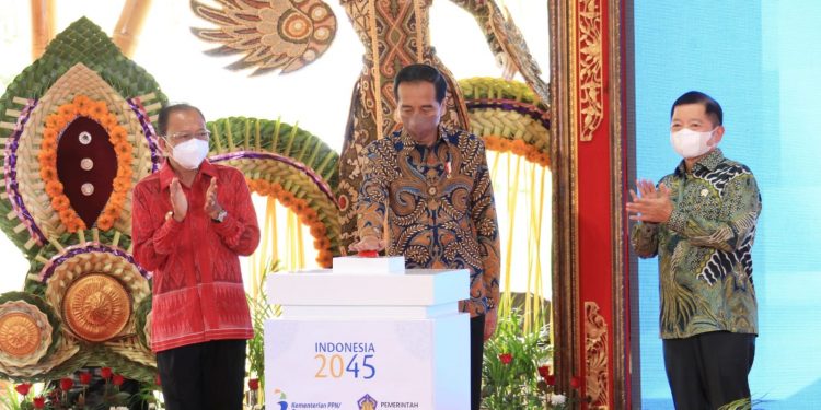 Presiden Jokowi Secara Resmi Luncurkan Peta Jalan Ekonomi Kerthi Bali menuju Bali Era Baru: Hijau, Tangguh, Sejahtera