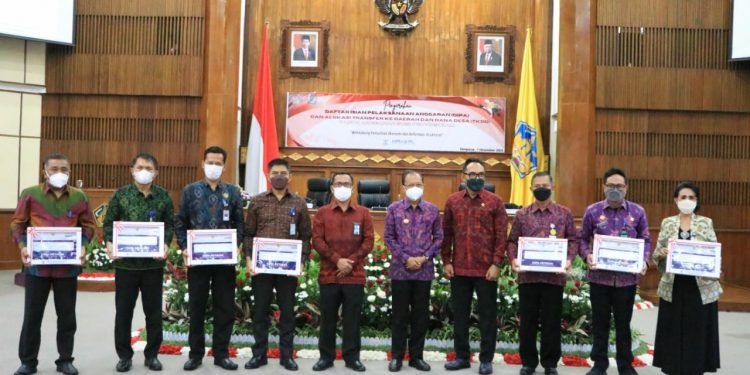 Pemerintah Tabanan Dapatkan DIPA & TKDD 2022 Dari Pemprov bali