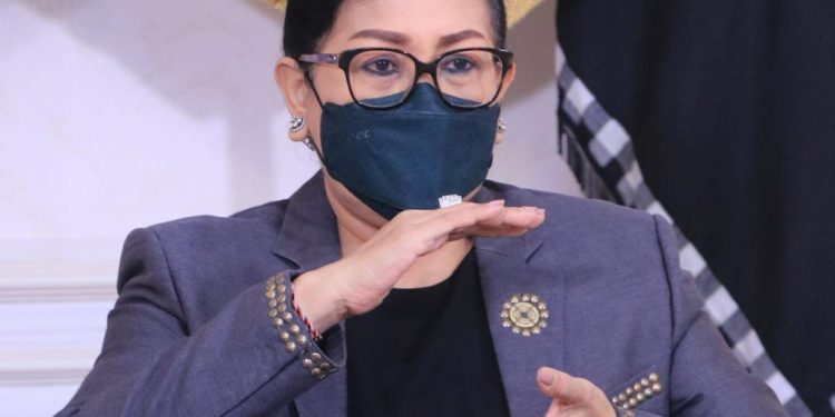 Ny. Putri Koster Sapa TP.PKK, Dekranasda dan Pakis se-Bali