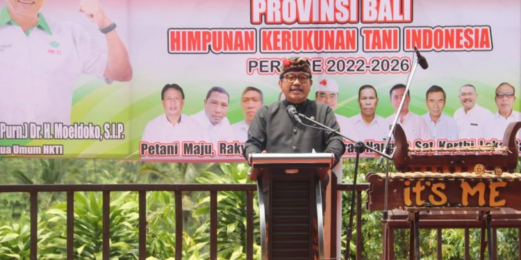 Pengurus Baru HKTI Diminta Fokus Penuhi Kebutuhan Pangan Krama Bali