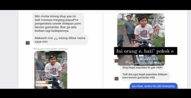 Awas! Begal Payudara Beraksi di 2 Lokasi Sragen