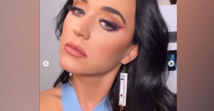Katy Perry Gunakan Anting-anting Alat Test Covid-19 yang Dibuat Siswa Spanyol