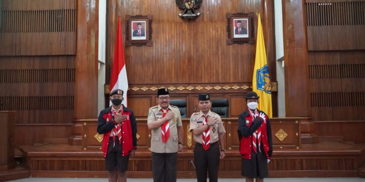 Melepas Jamnas Kwarda Bali, Wagub Cok Ace; Jaga Nama Baik Bali & Perluas Wawasan Nusantara