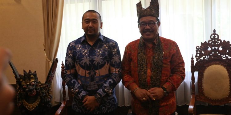 Terima Kunjungan Wakil Gubernur Sumatera Barat, Wagub Cok Ace Paparkan Upaya Bali Jaga Kepercayaan Dunia Melawati Pandemi Covid-19