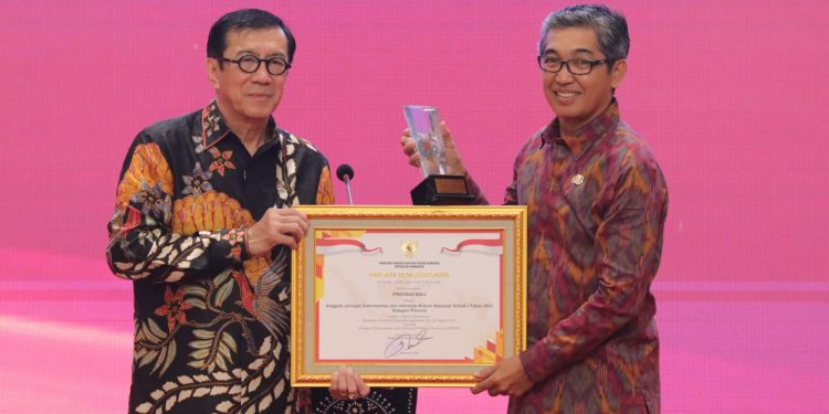 Pemprov Bali Raih Peringkat Pertama Pengelolaan JDIH Tingkat Nasional