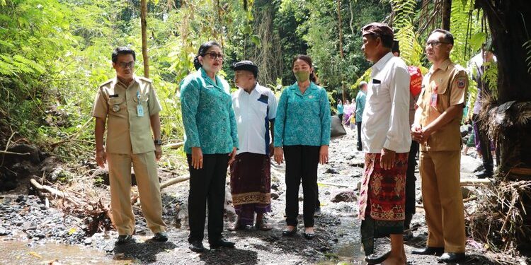 Ketua TP PKK Bali Gelar Kegiatan Aksi Sosial Di Karangasem
