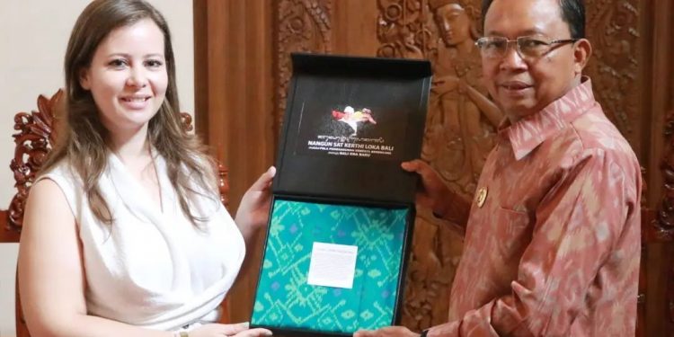 Gubernur Bali, Wayan Koster menerima Duta Besar Hungaria untuk Indonesia