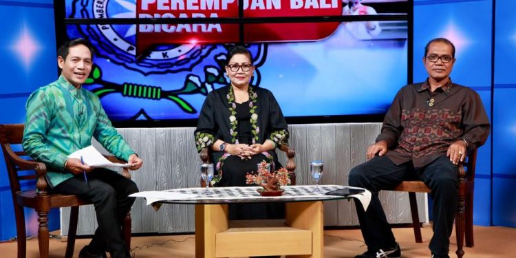 Ketua TP PKK Bali Berkesempatan Jadi Narasumber dialog interaktif Perempuan Bali Bicara