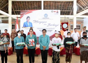 Ketua TP PKK Bali Kembali Gelar Aksi Sosial “Menyapa & Berbagi” Di Kabupaten Tabanan