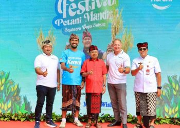 Gubernur Koster & Bupati Tabanan Resmi Buka Festival Petani Mandiri