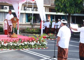 Gubernur Koster Jadi Inspektur Upacara Peringatan Hari Bakti PUPR ke-77