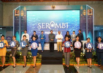 Kick Off SERAMBI 2023, Wagub Tjok Ace Ajak Masyarakat Tukarkan Uang di Layanan Resmi Perbankan