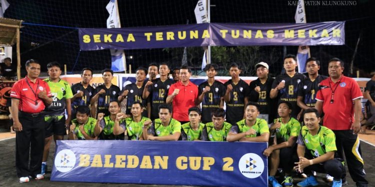 Bupati Suwirta Buka Turnamen Bola Voli Baledan Cup II
