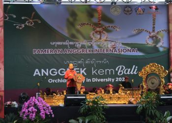 Gubernur Wayan Koster Buka Pameran Anggrek International Sebagai Implementasi Wana Kerthi
