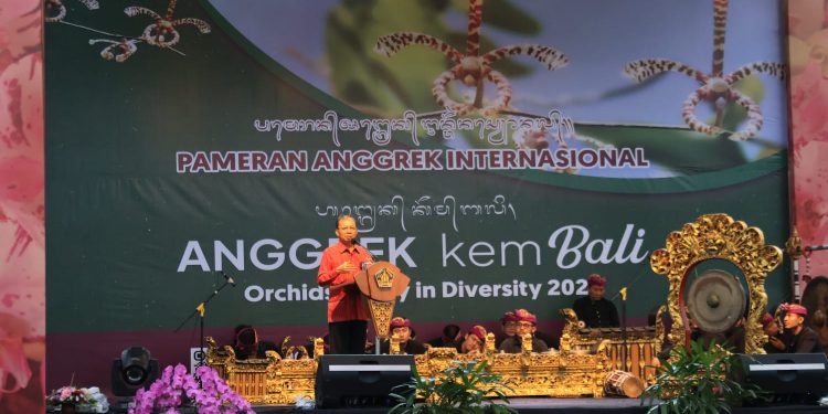 Gubernur Wayan Koster Buka Pameran Anggrek International Sebagai Implementasi Wana Kerthi