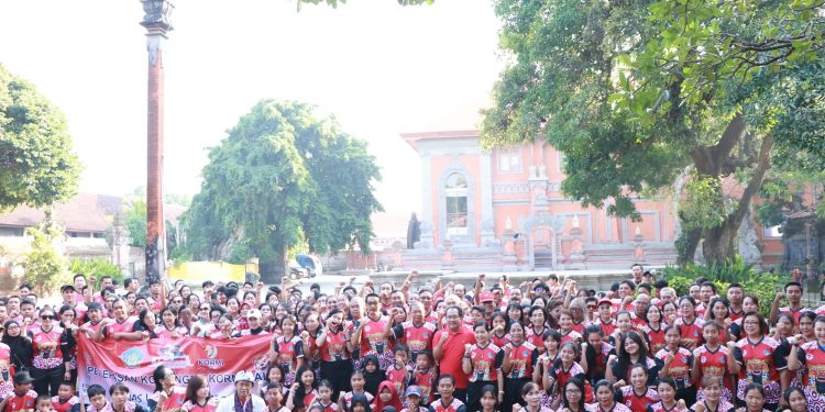 Gubernur Bali Melepas Kontingen Kormi Bali Menuju Fornas VII Bandung, Jawa Barat 2023