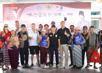 Melalui Touring Sosial Kebangsaan, Wagub Cok Ace Gugah Semangat Gotong Royong