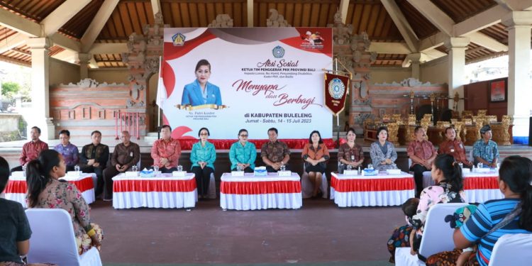 Menyapa dan Berbagi TP PKK Bali di Kabupaten Buleleng
